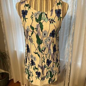 Meadow Rue by Anthropologie Floral Tank